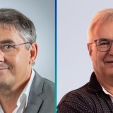 Olivier Cottagnoud et son challenger Pierre-Michel Venetz